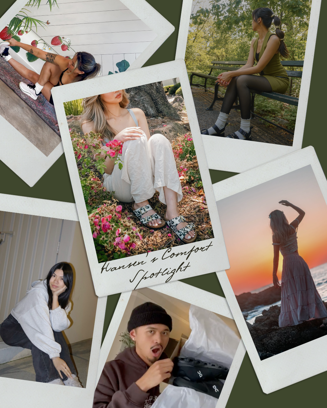 Collage of influencers
