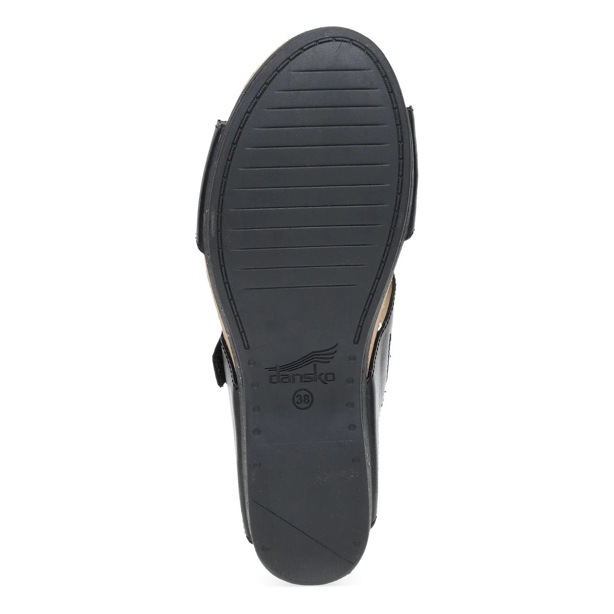 Shannon (Black Burnished Nappa) sole