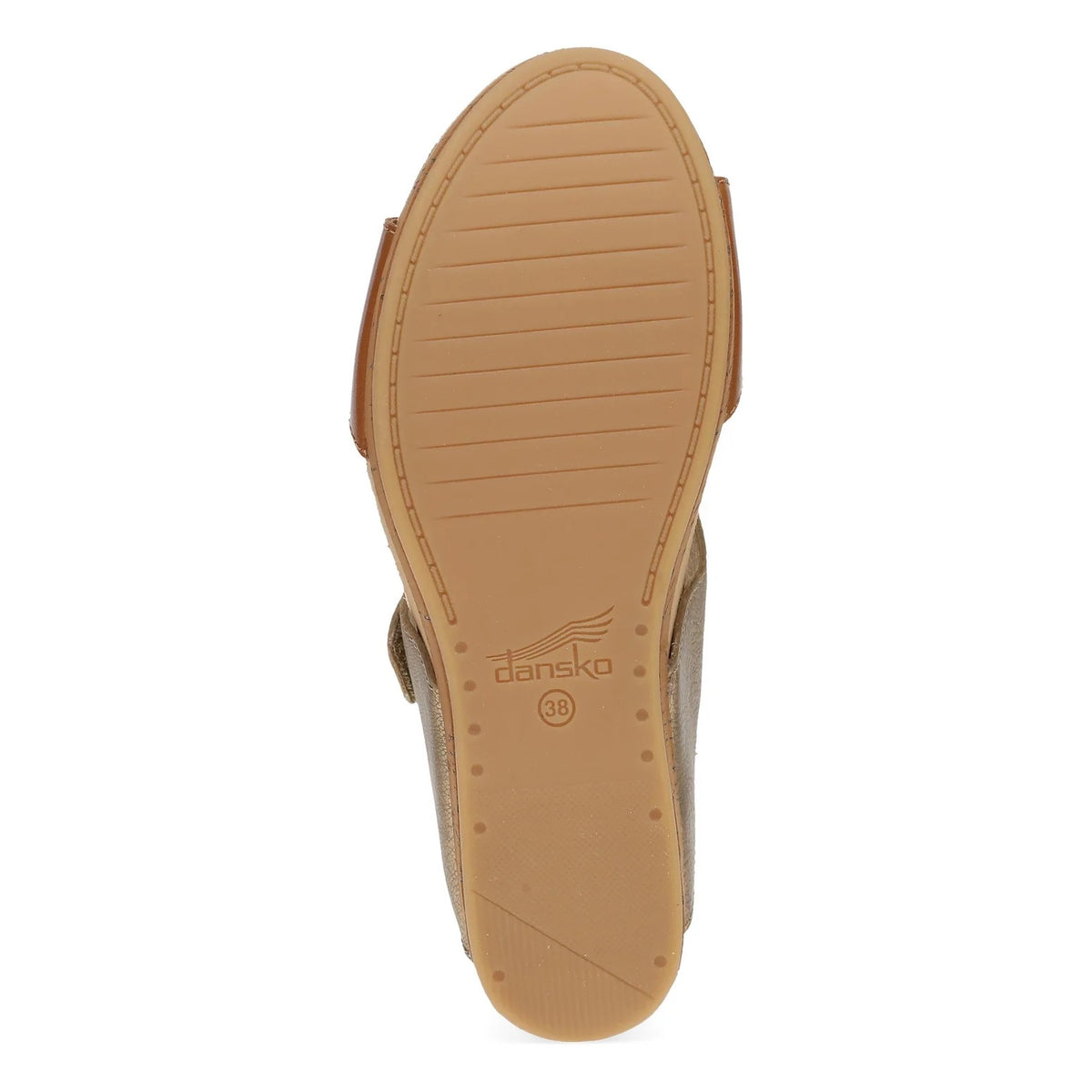 Shannon (Gold/Tan Leather) sole