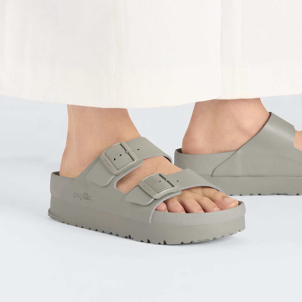 Arizona Platform Exquisite (Mineral Gray) when worn