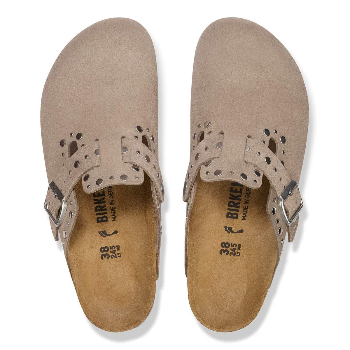 Boston Rivet (Taupe Suede) top