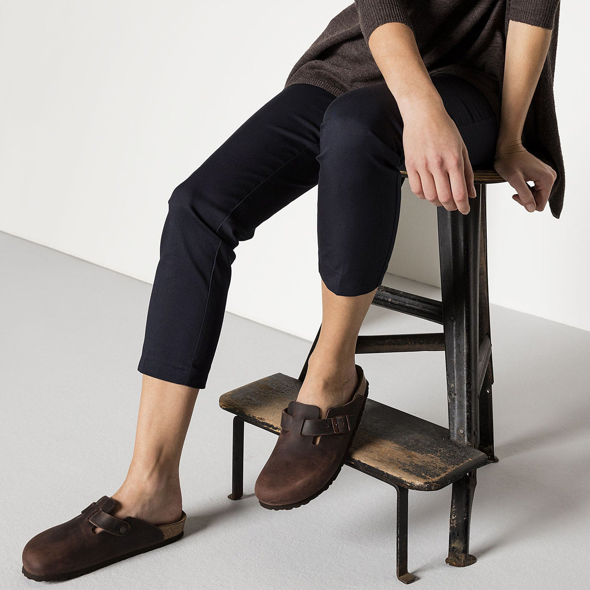 Boston Soft Footbed Oiled (Habana) when worn