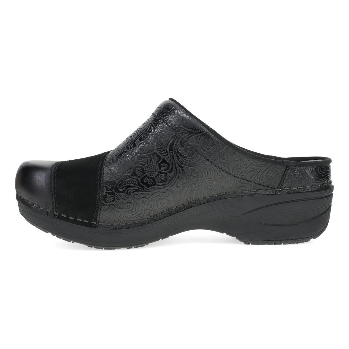 Zinnia Clog (Black Multi) other side