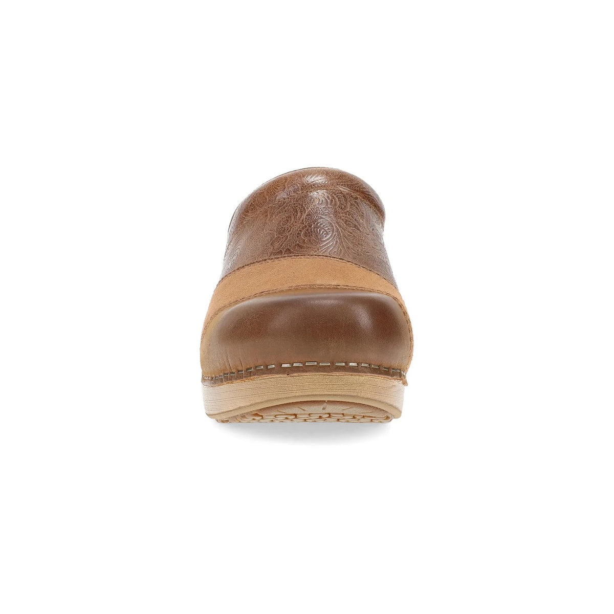 Zinnia Clog (Tan Multi) front