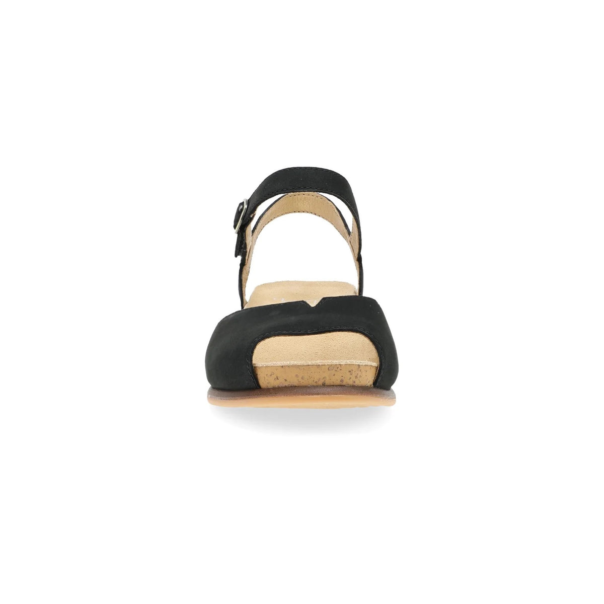 Cass (Black Milled Nubuck) front