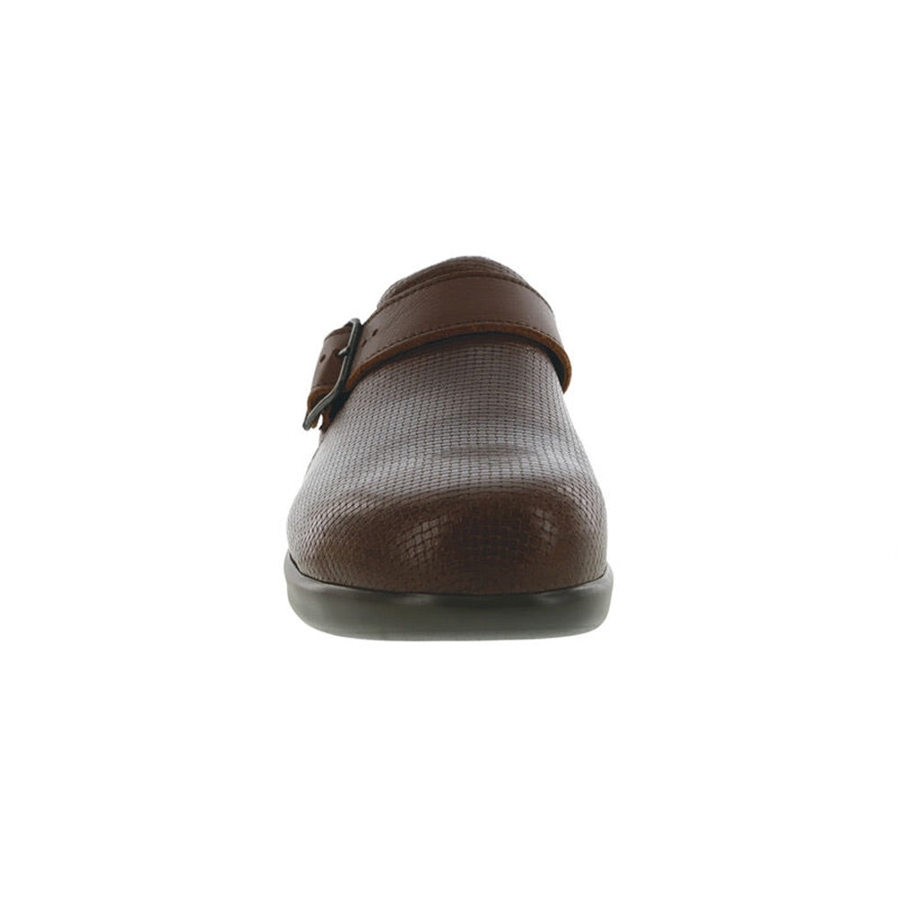 Women's Clog (Woven Brown) front