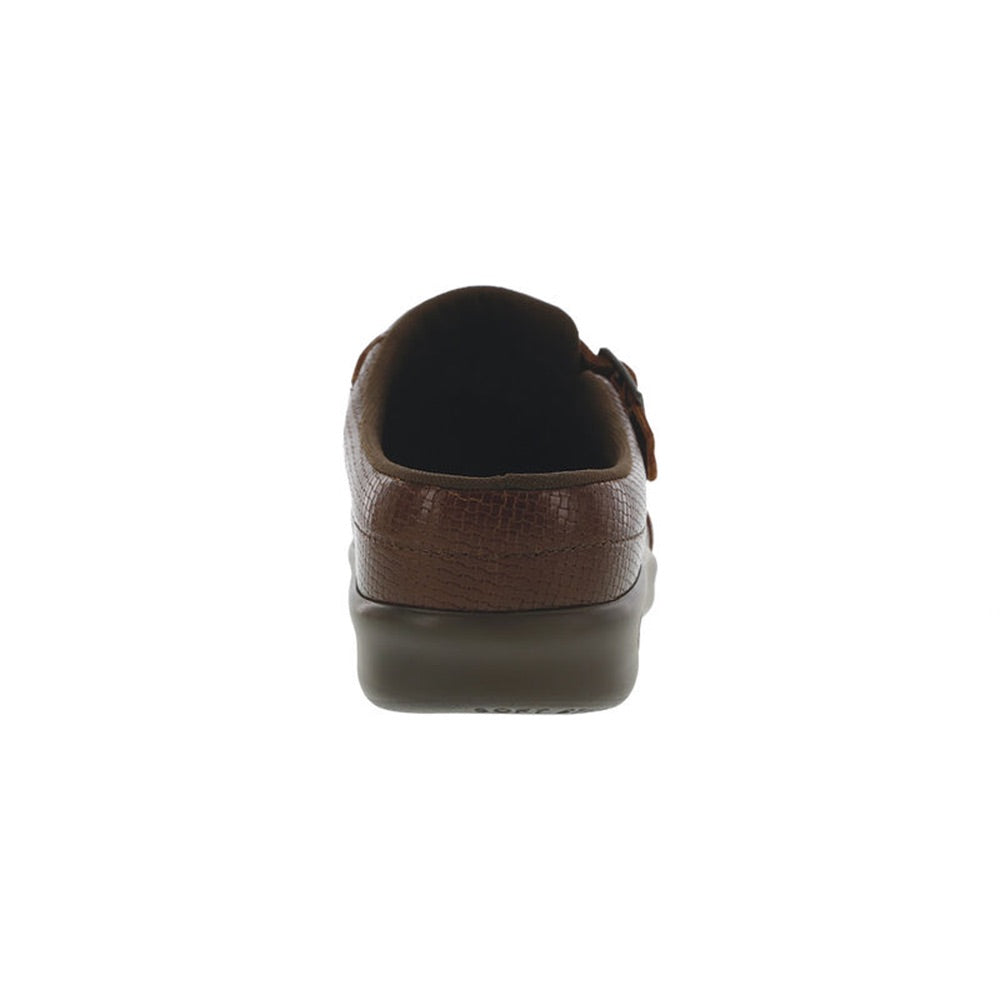 Women's Clog (Woven Brown) back
