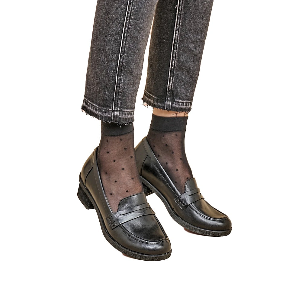 Women's Danica (Black Waterproof Burnished)