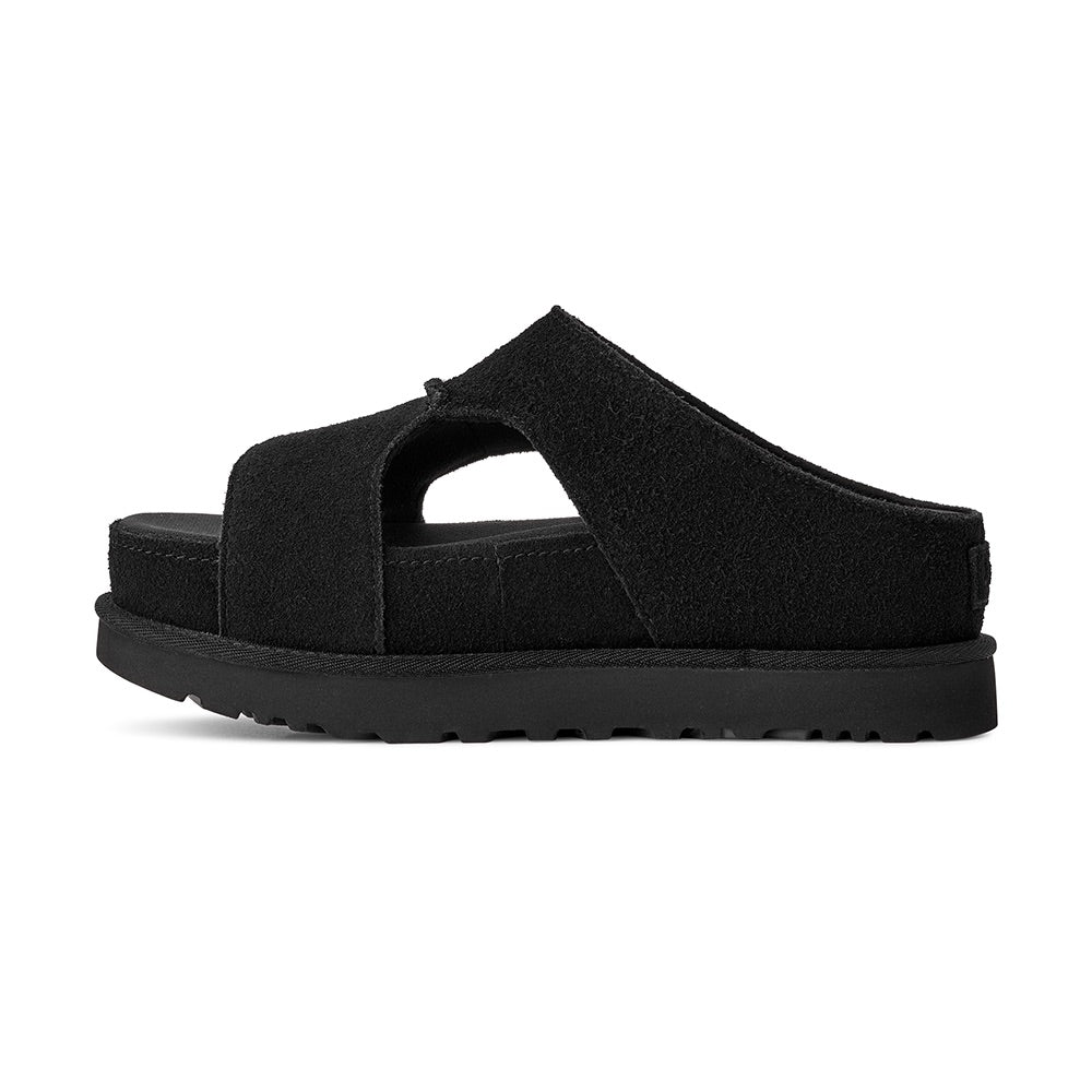 Women's Goldenstar Hi Cutout Slide (Black) other side