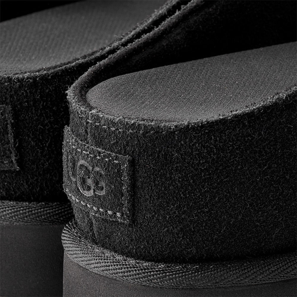 Women's Goldenstar Hi Cutout Slide (Black) detail