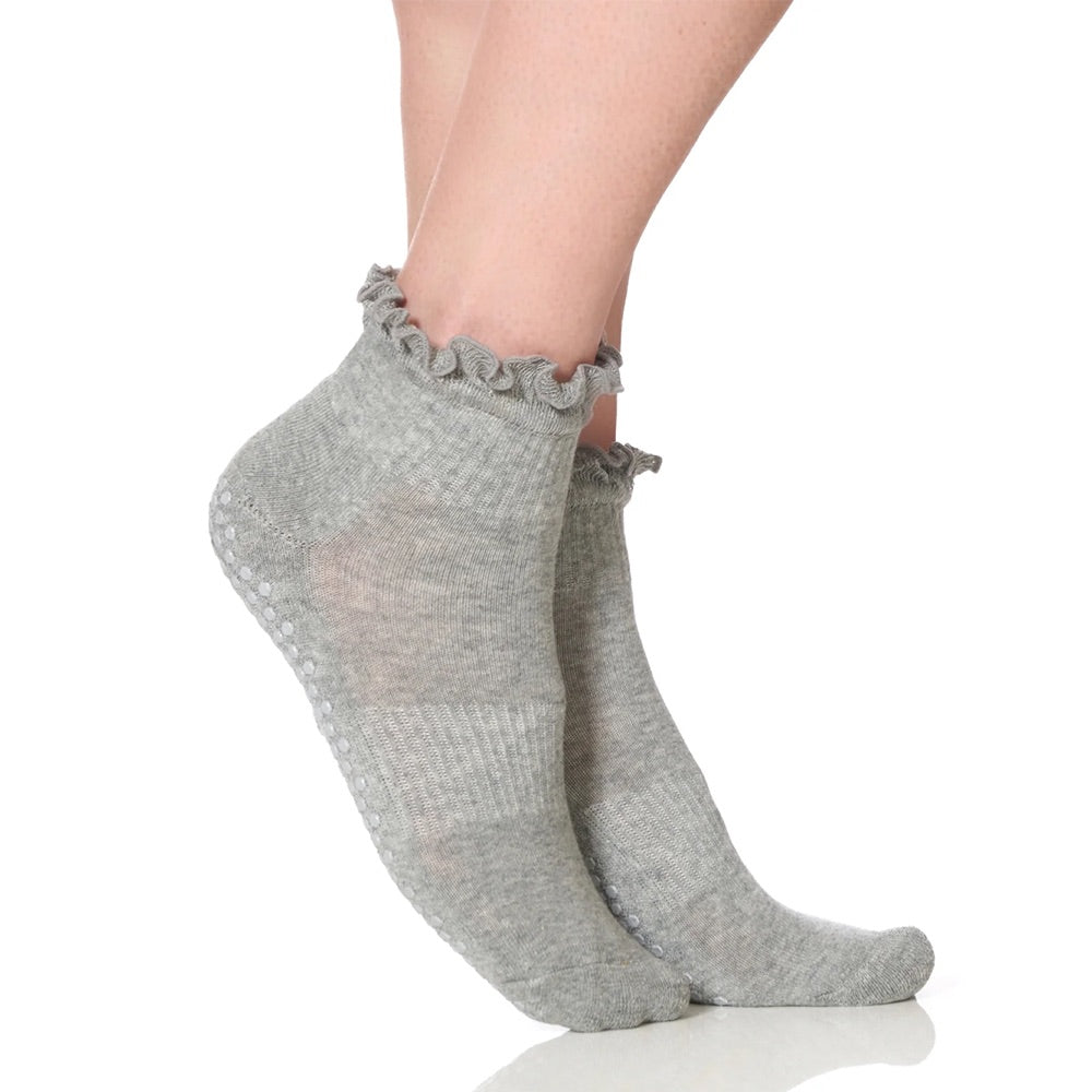 The Ruffle Sock (Grey)