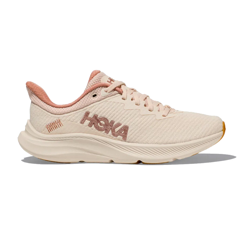 Hoka Solimar Vanilla Sandstone - extra rubber to combat high-wear areas