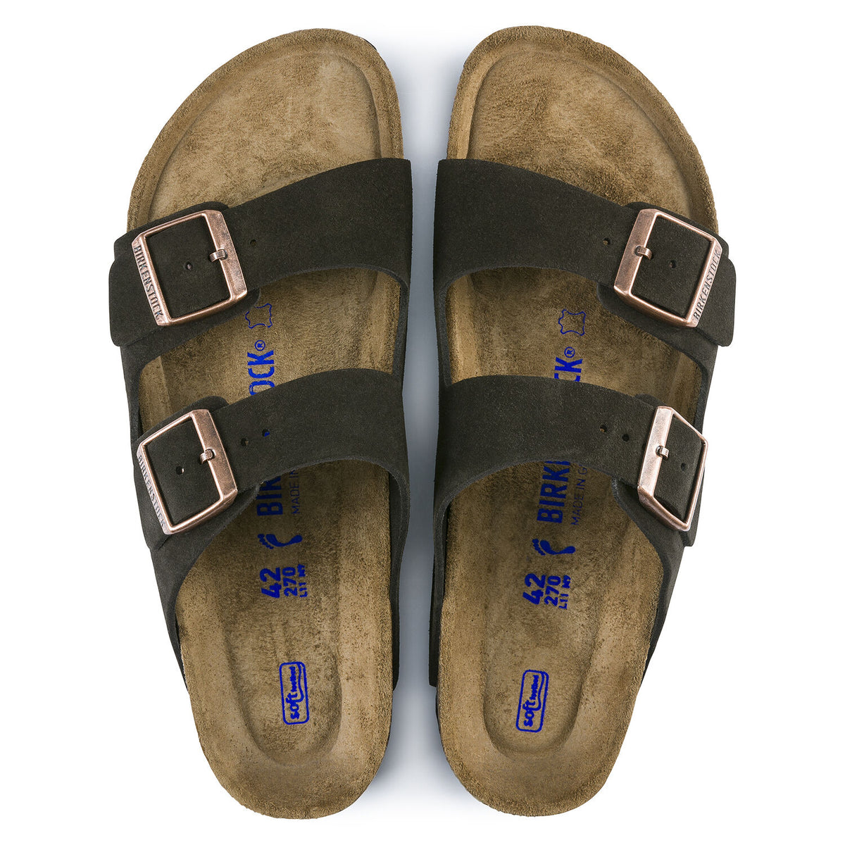 Arizona Soft Footbed Suede (Mocha)