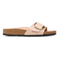 Madrid Big Buckle Natural Leather Patent sandal