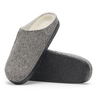 Men's Zermatt (Herringbone Gray) back and front