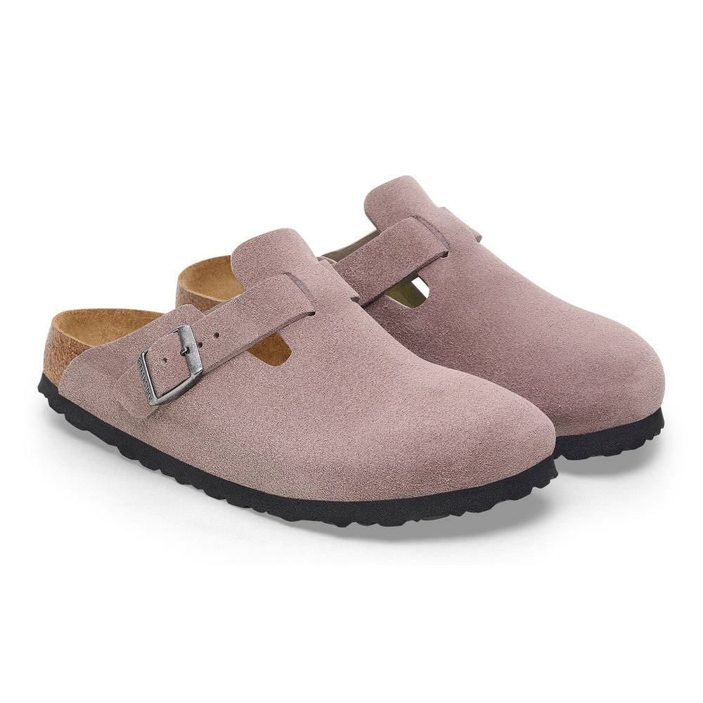 Boston Soft Footbed (Faded Purple Suede)