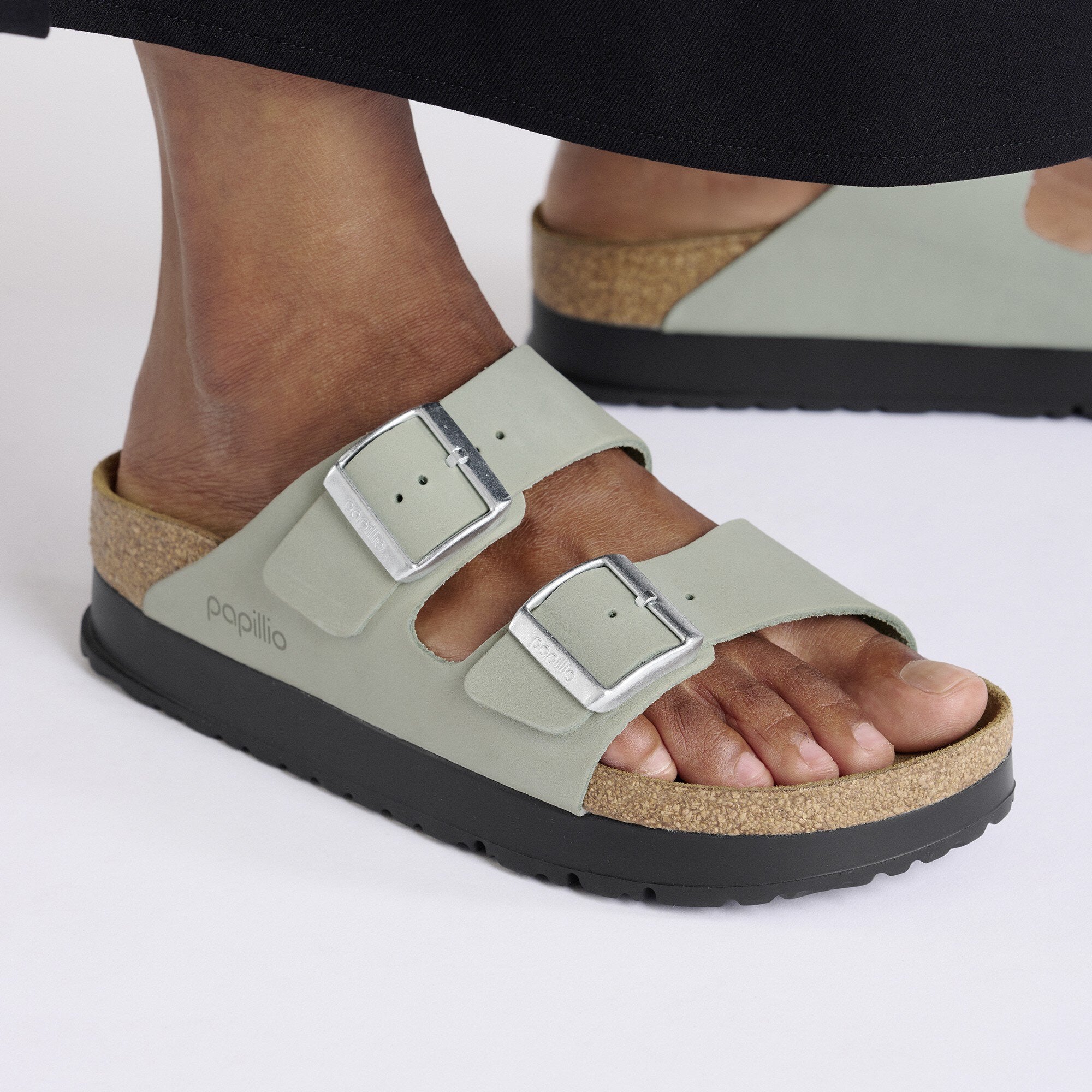 Arizona Platform (Pure Sage Nubuck) when worn