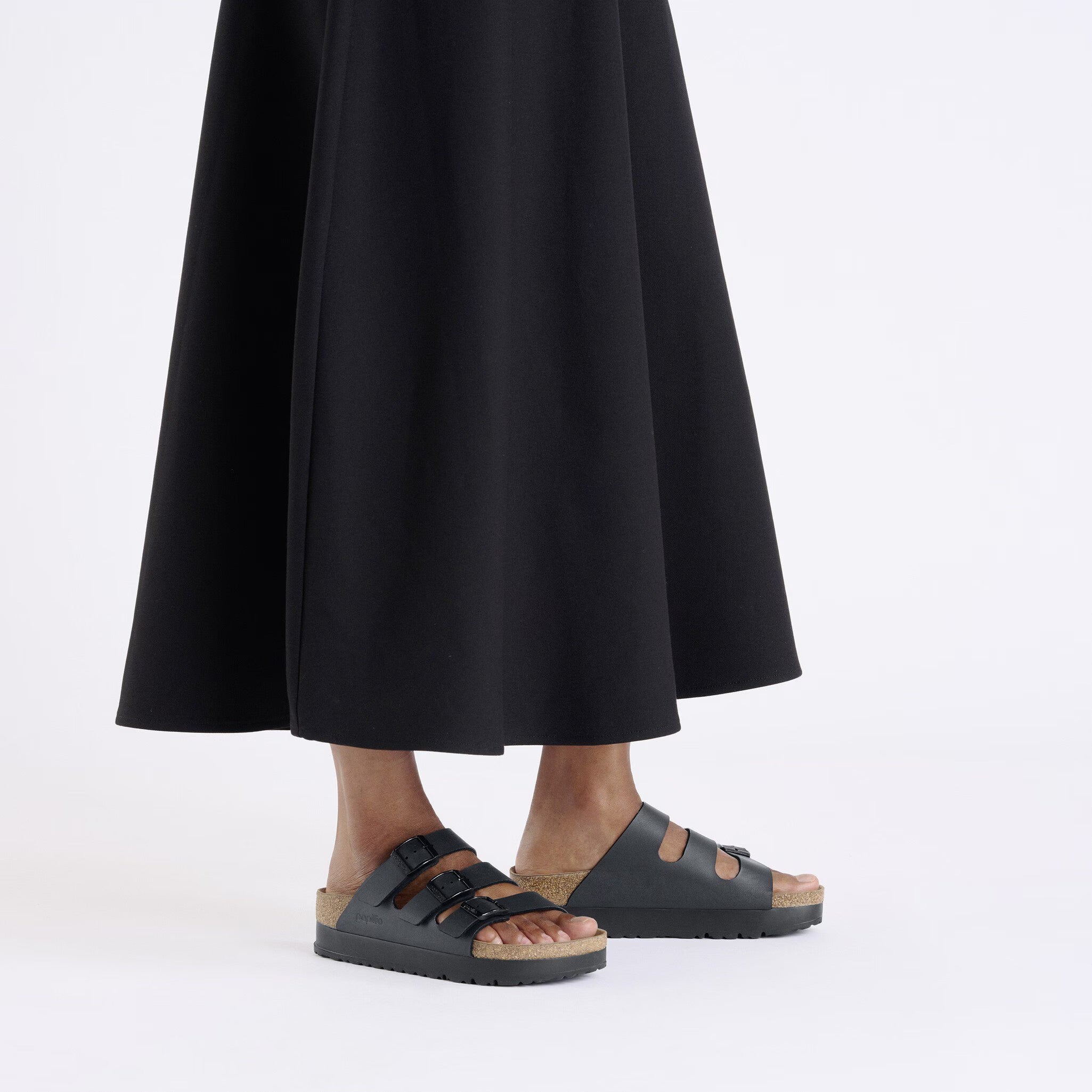 Florida III Platform	(Black Birko-Flor) when worn