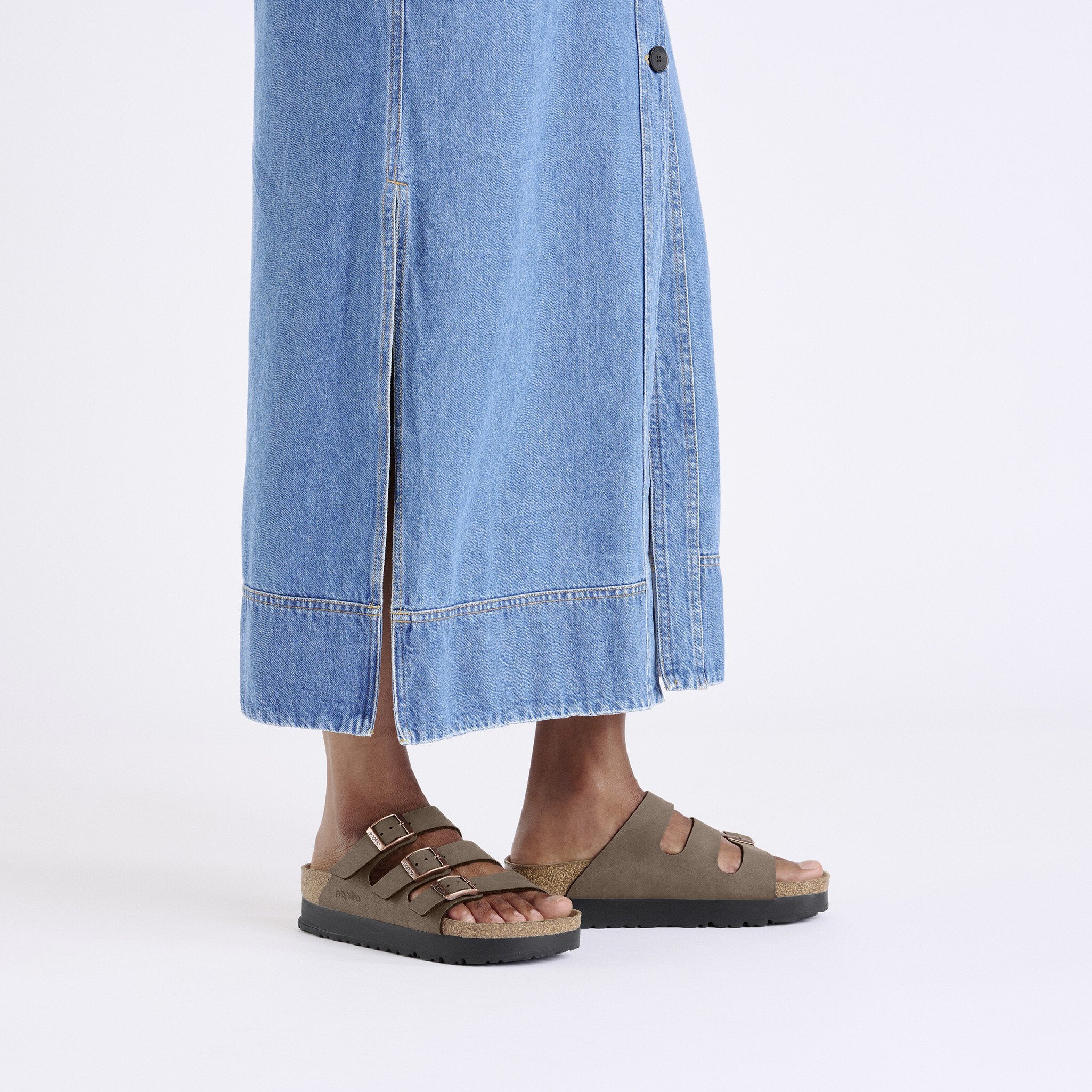 Florida III Platform	(Mocha) when worn (2)