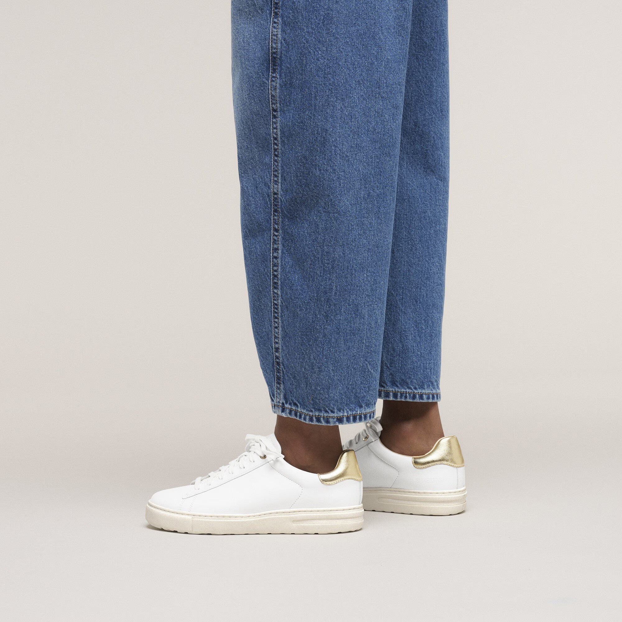 Bend (White Metallic Gold) when worn