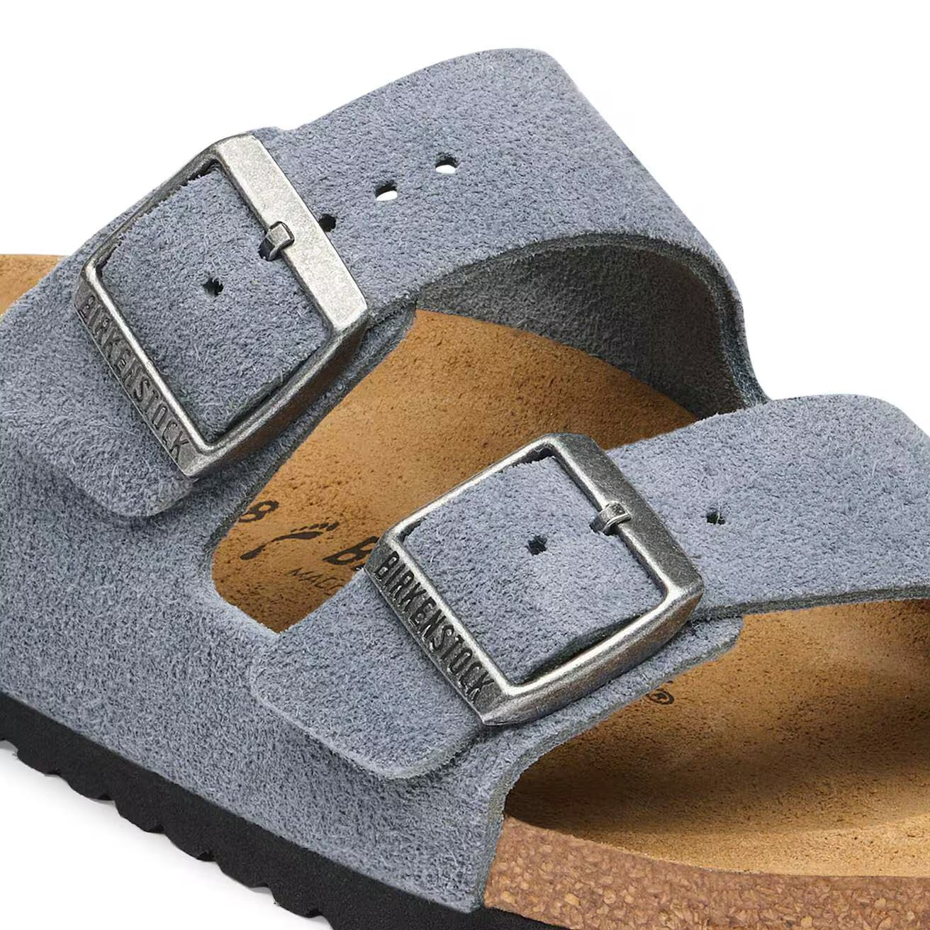 Women's Arizona Suede (Stone Blue) details