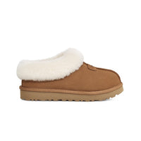 UGG Tazzette slipper in chestnut with white sheepskin collar.