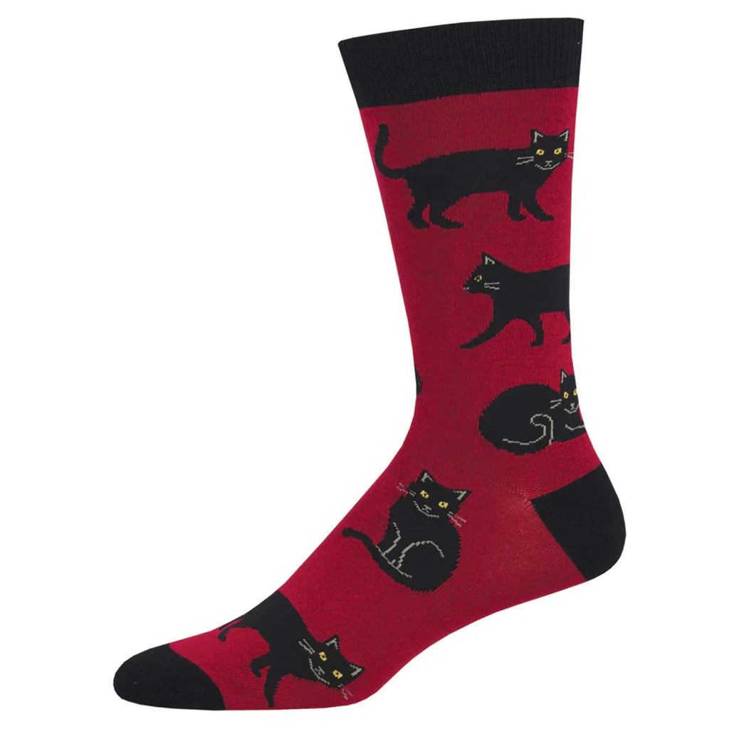 Men's Black Cat (Red)