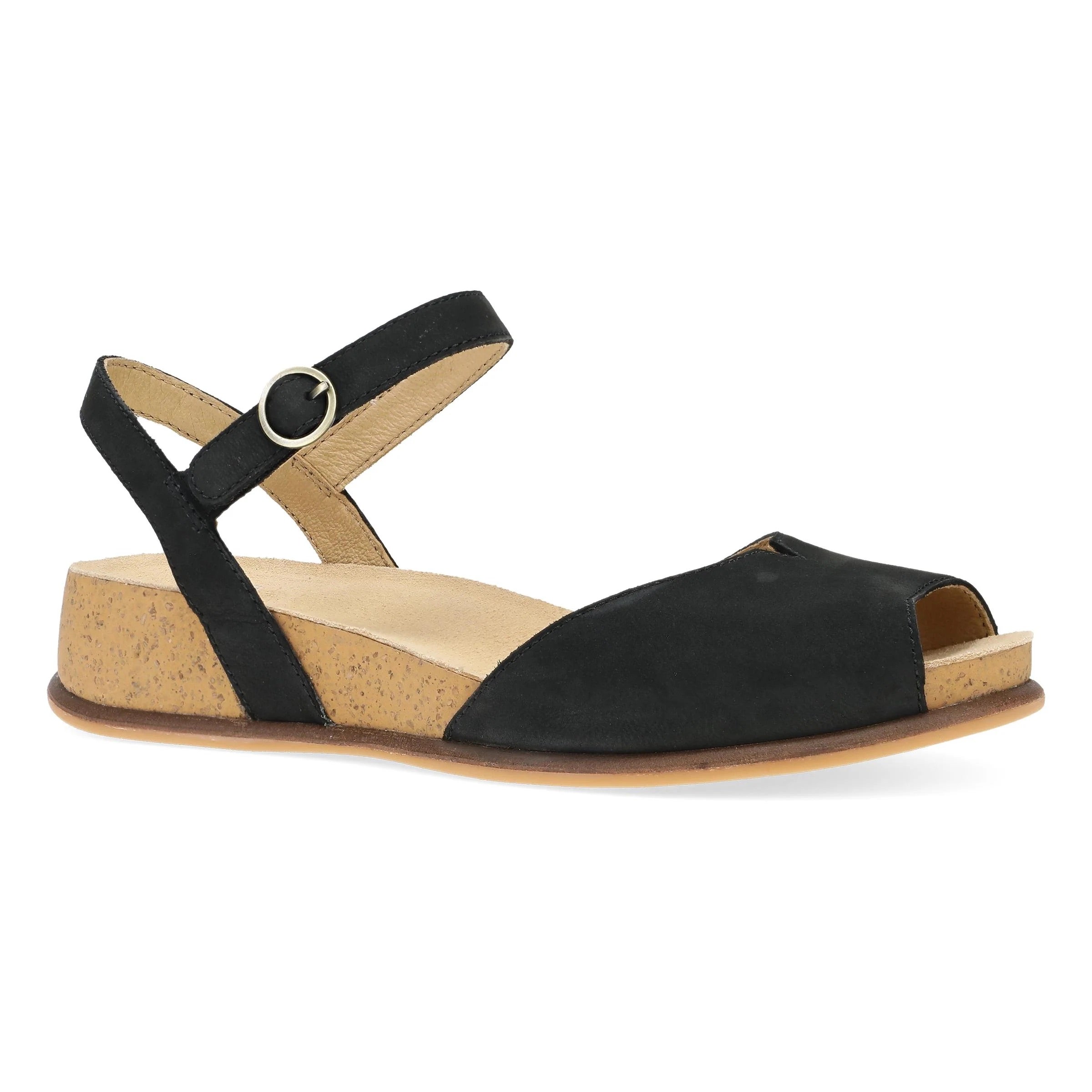 Cass (Black Milled Nubuck)