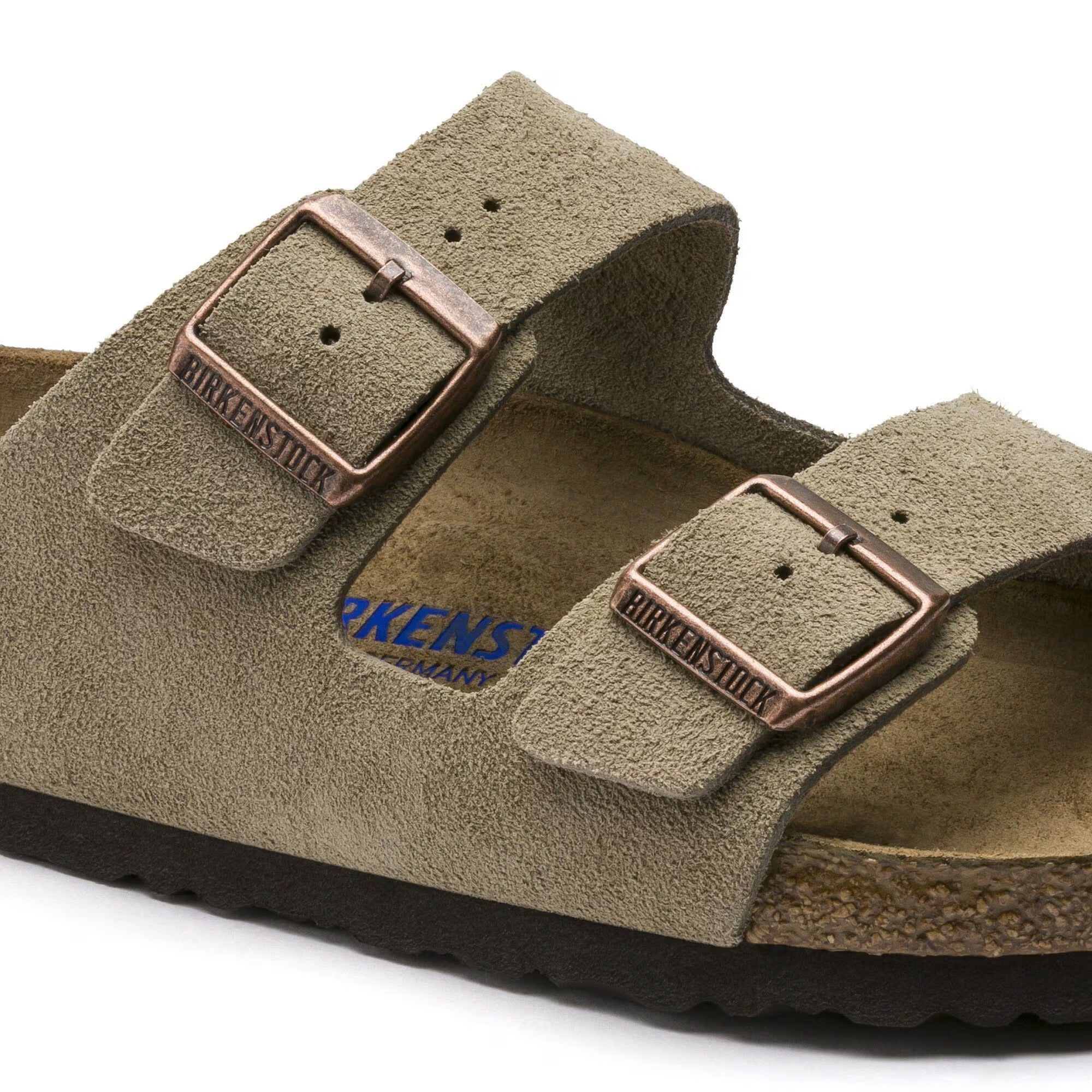 Arizona Soft Footbed (Taupe Suede) detail