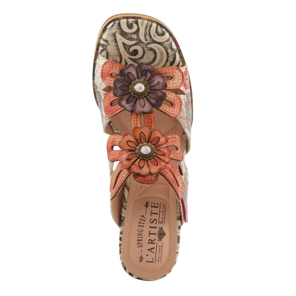 Alania (Orange Multi) top