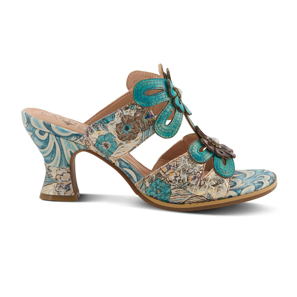 Alania (Turquoise Multi) side