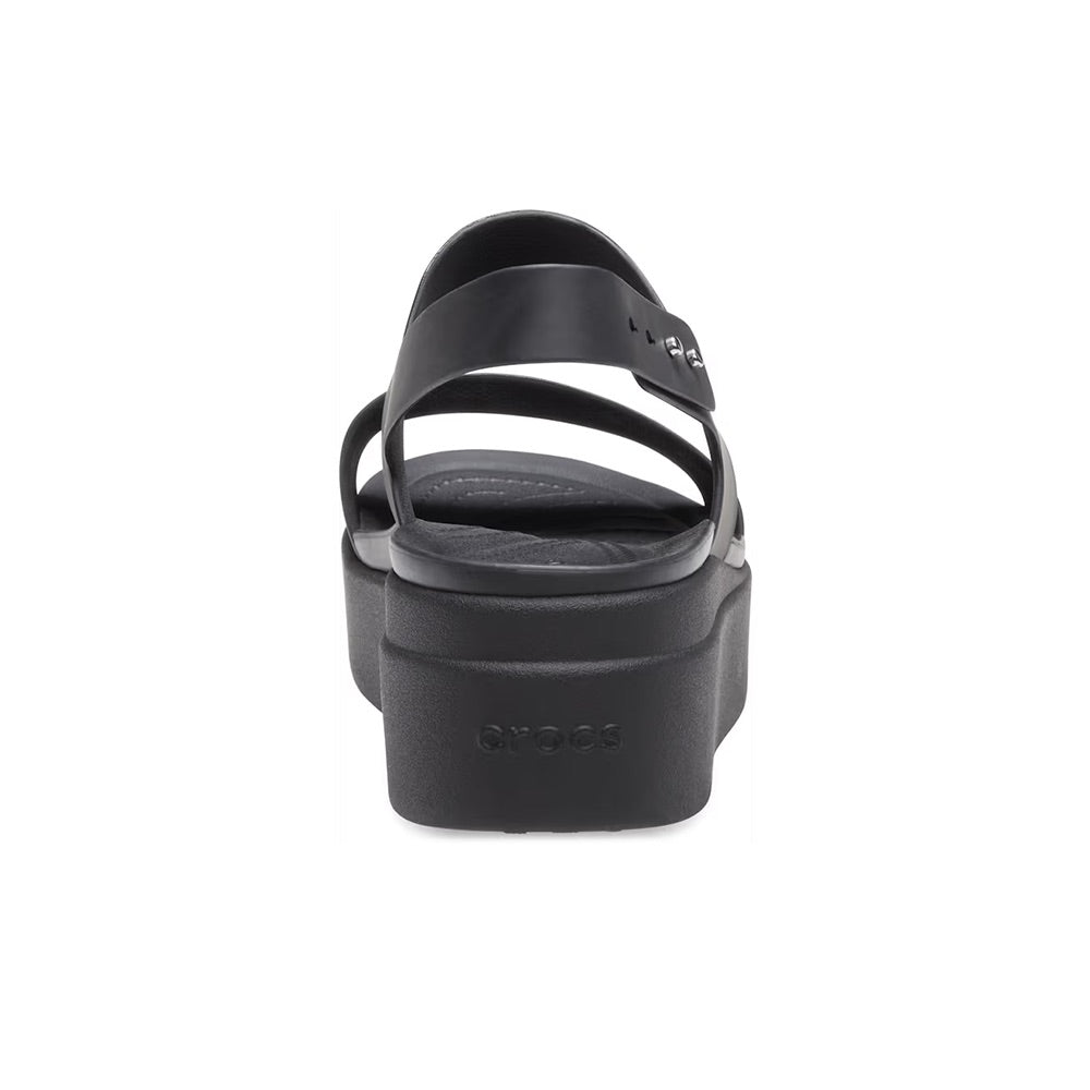 Women's Brooklyn Low Wedge (Black/Black) back