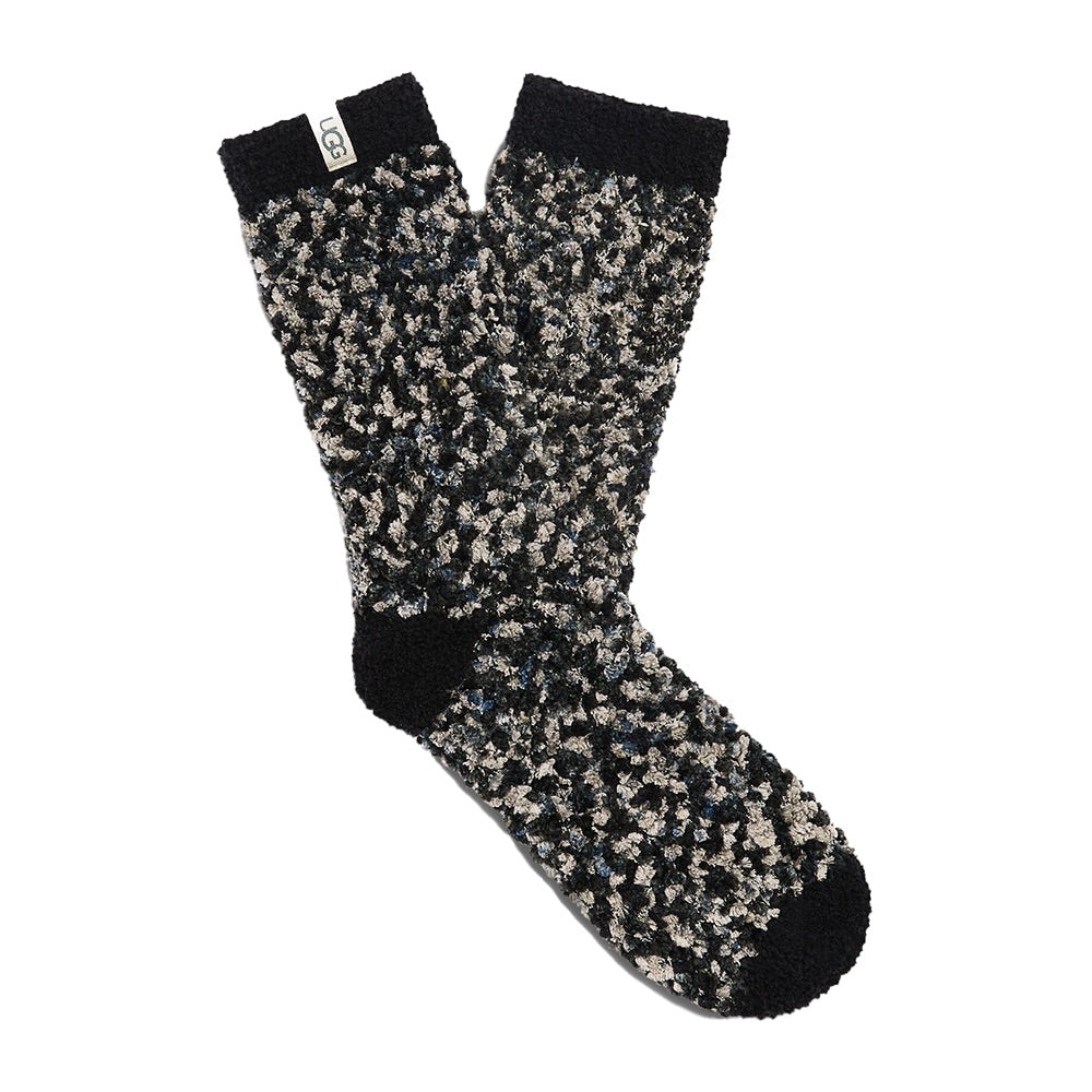 Cozy Chenille Sock (Black / Grey)