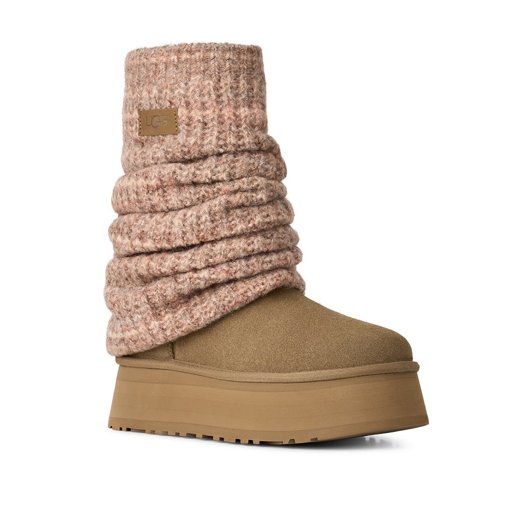 Women's Classic Mini Dipper Legwarmer (Light Bronze) front side