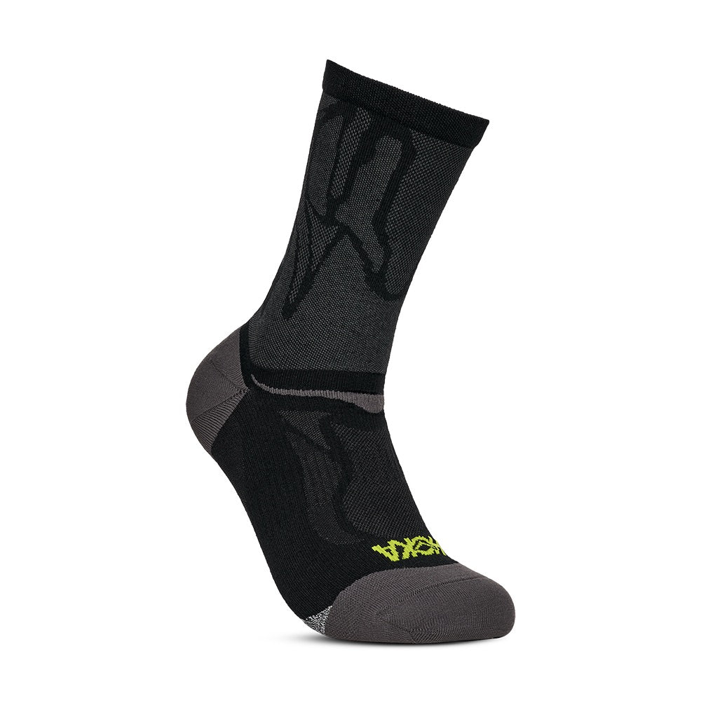 Clifton Crew Run Sock (Black) front