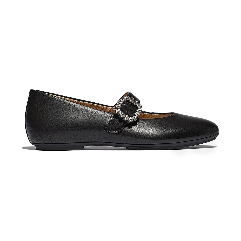 Delicato Crystal Mary Jane (Black) side
