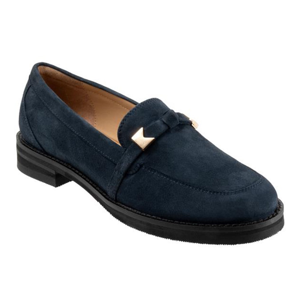 Femi (Navy Suede) front side