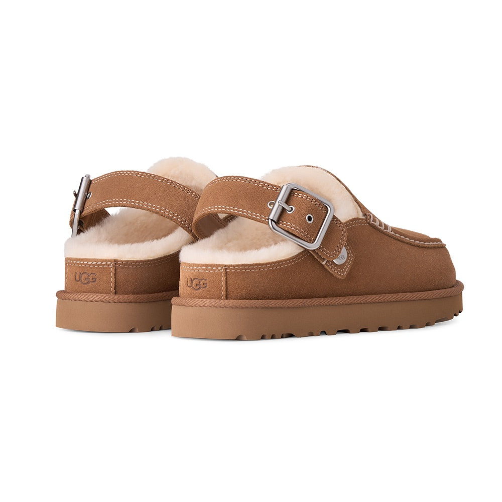 Goldenstar Evelina Clog (Chestnut) back
