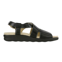 Huggy Cross Strap Nero Sandal