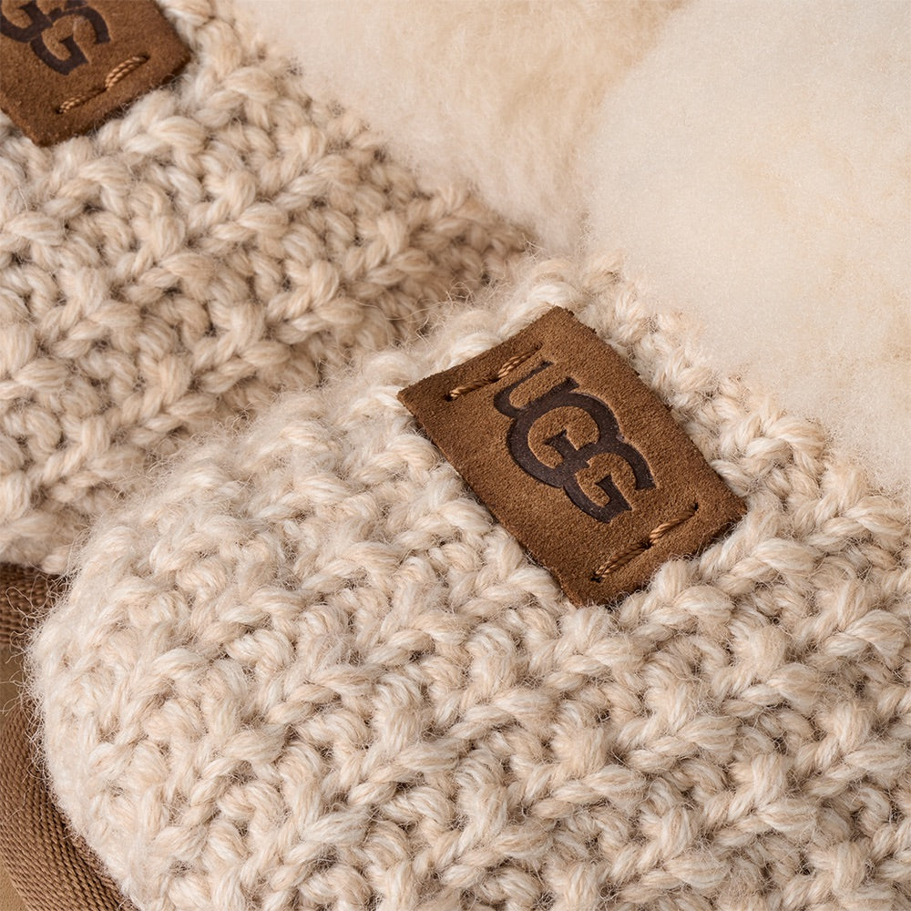 Kid's Cozy II Knit (Cream) detail