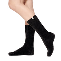 Leda Cozy Sock (Black) when worn