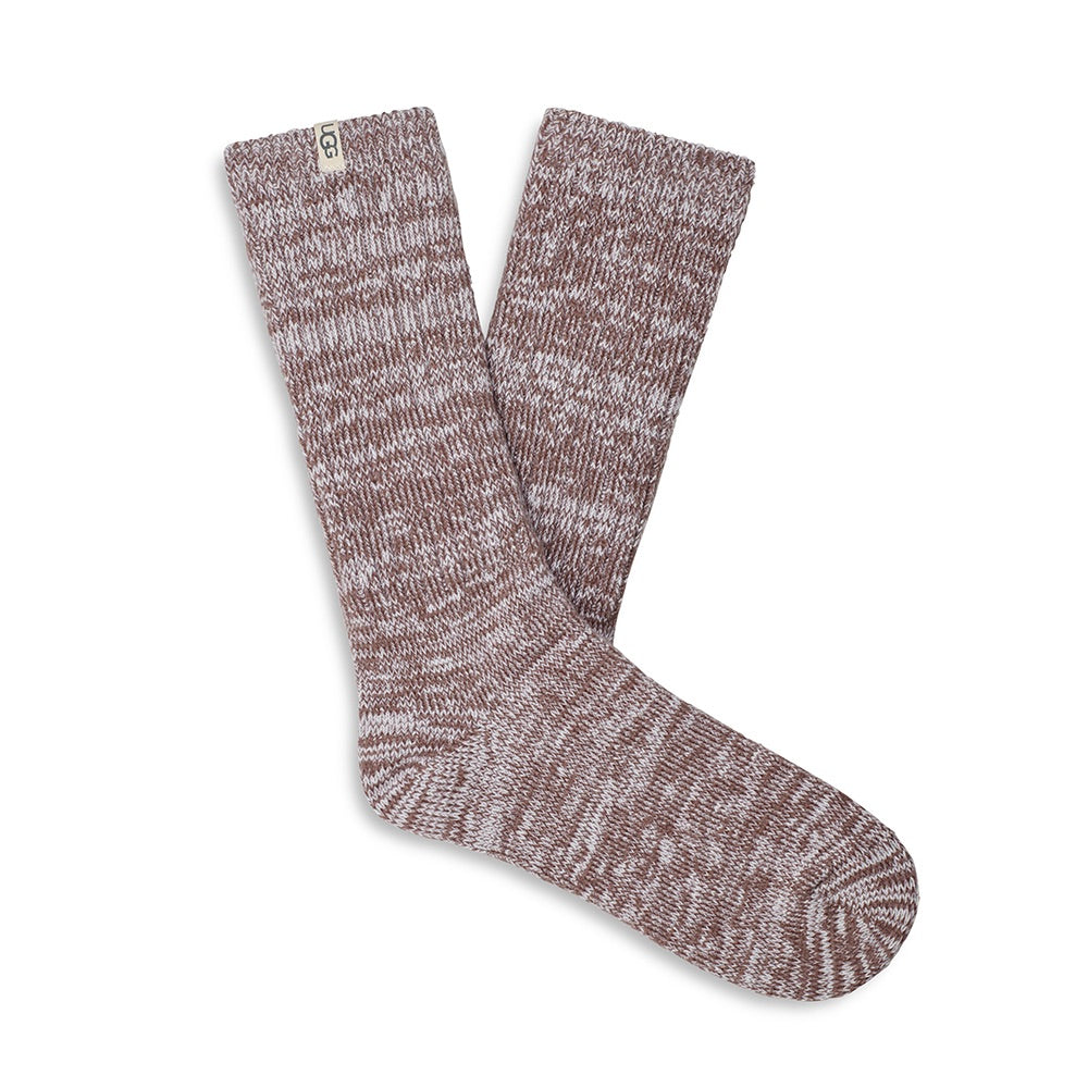 Rib Knit Slouchy Crew Sock (All Spice)