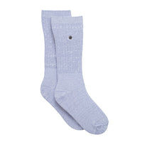 Rib Knit Slouchy Crew Sock (Icelandic Blue)2