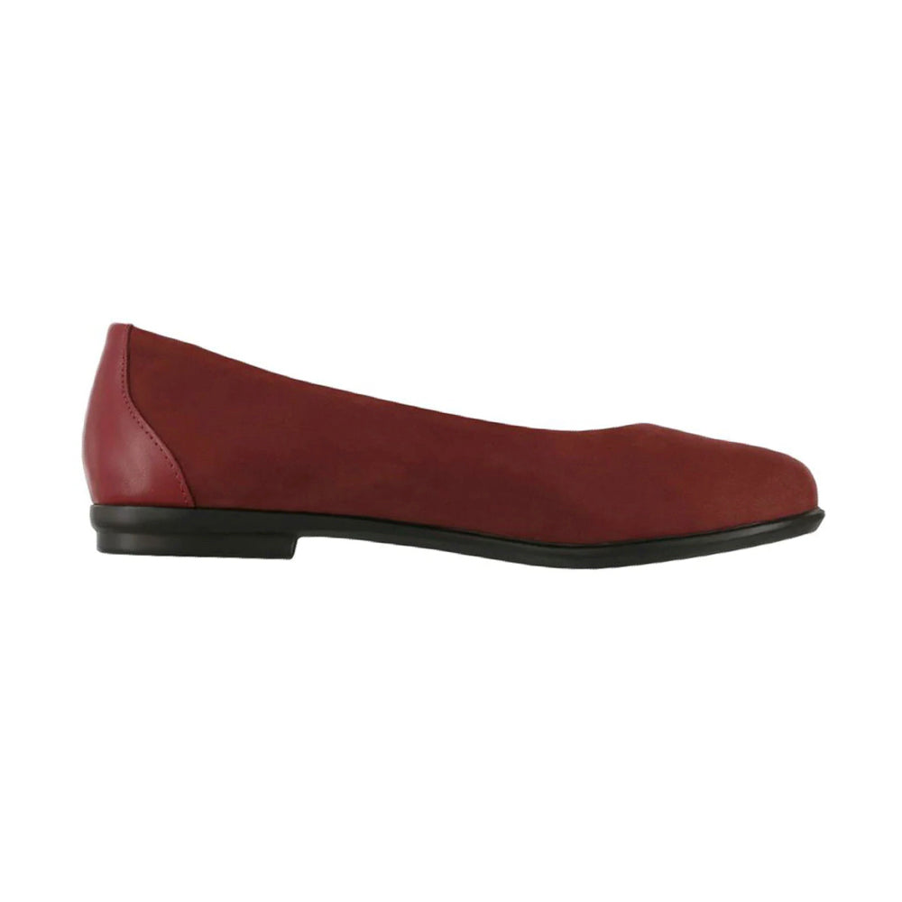 SAS Red Scenic Ballet Flat