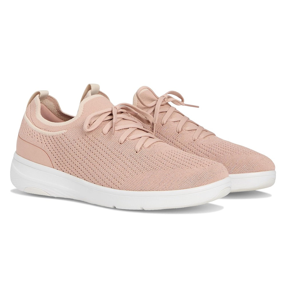 Super-Q Knit Laced (Beige Buff/Rose Gold) pair