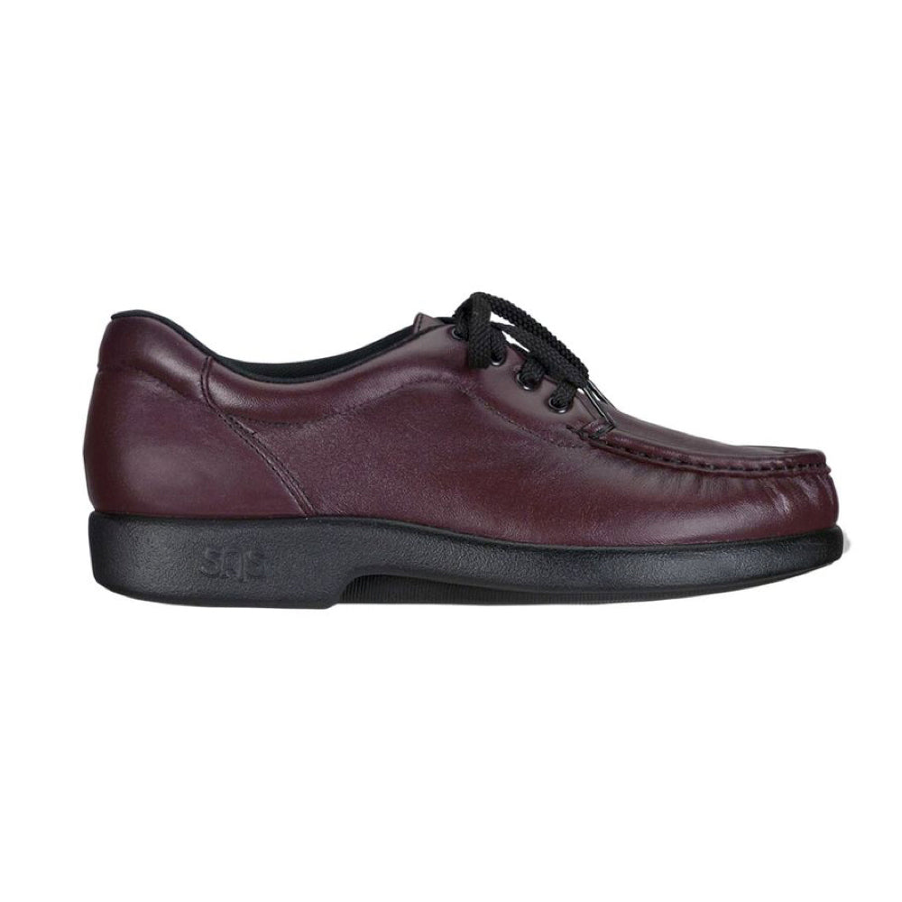 SAS Take Time Lace Up Loafer in Antique Wine