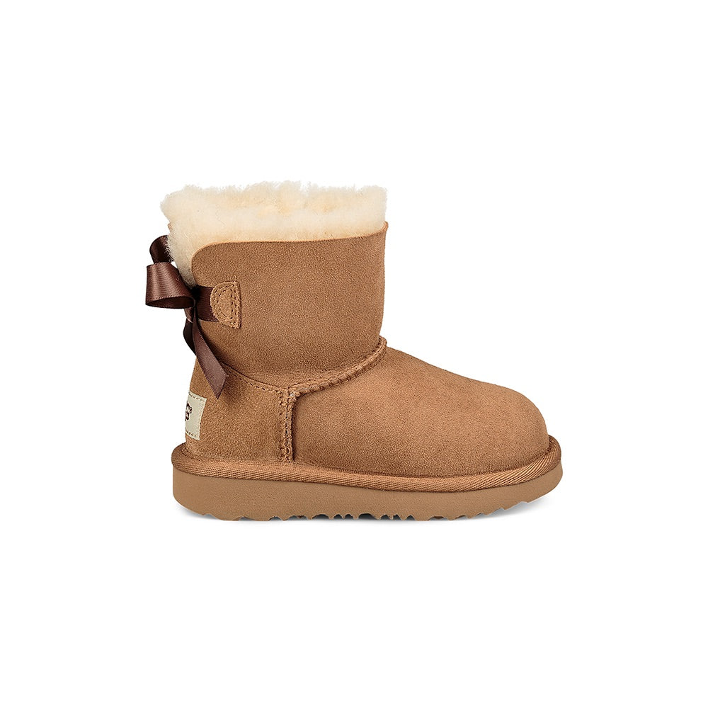 Toddler's Mini Bailey Bow II (Chestnut) side