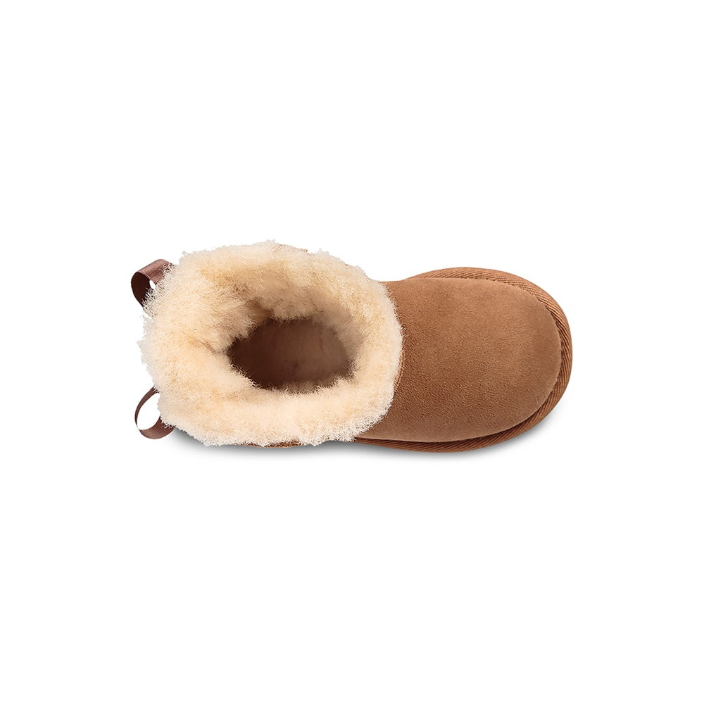Toddler's Mini Bailey Bow II (Chestnut) top