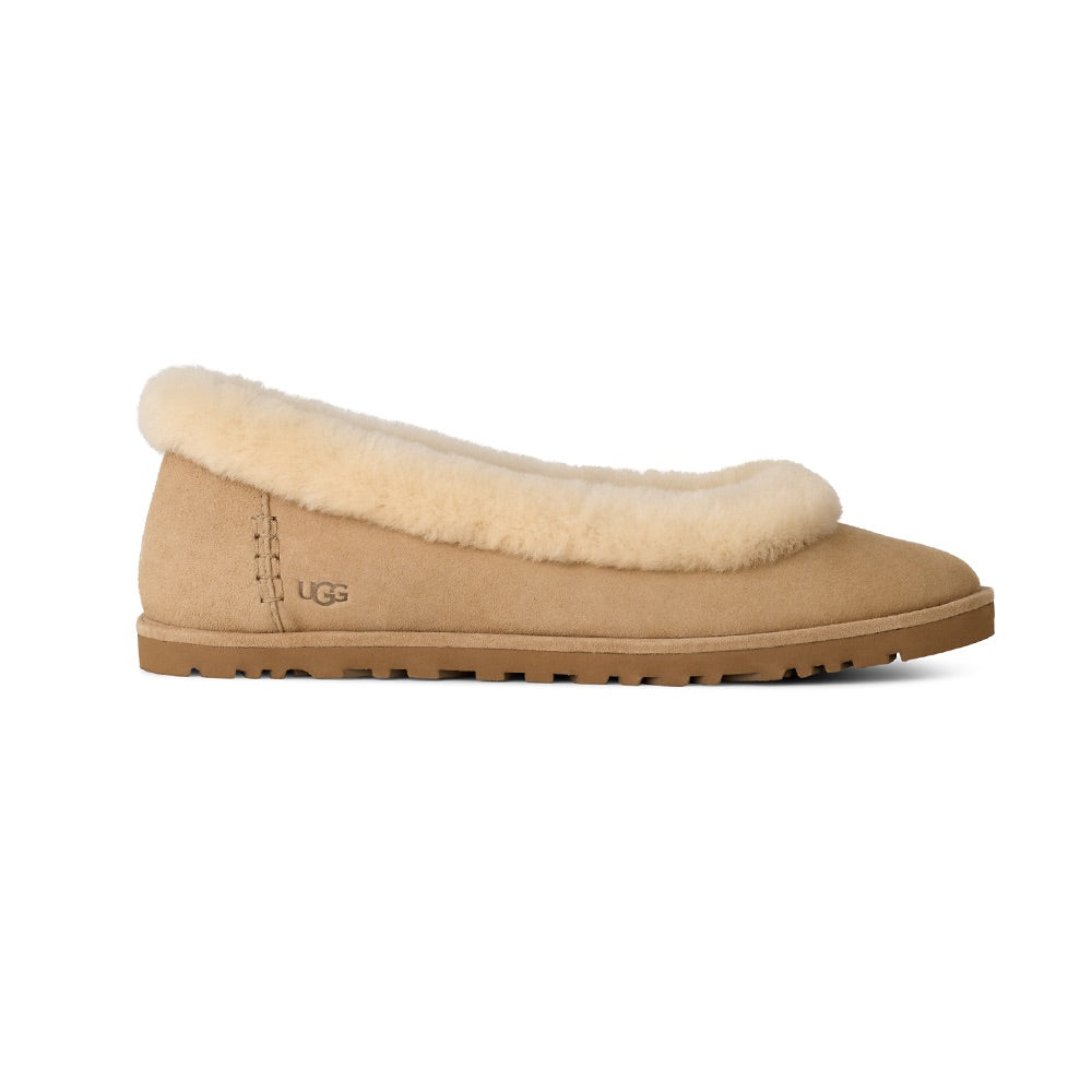 Women's Zora Ballet Flat (Sand) side