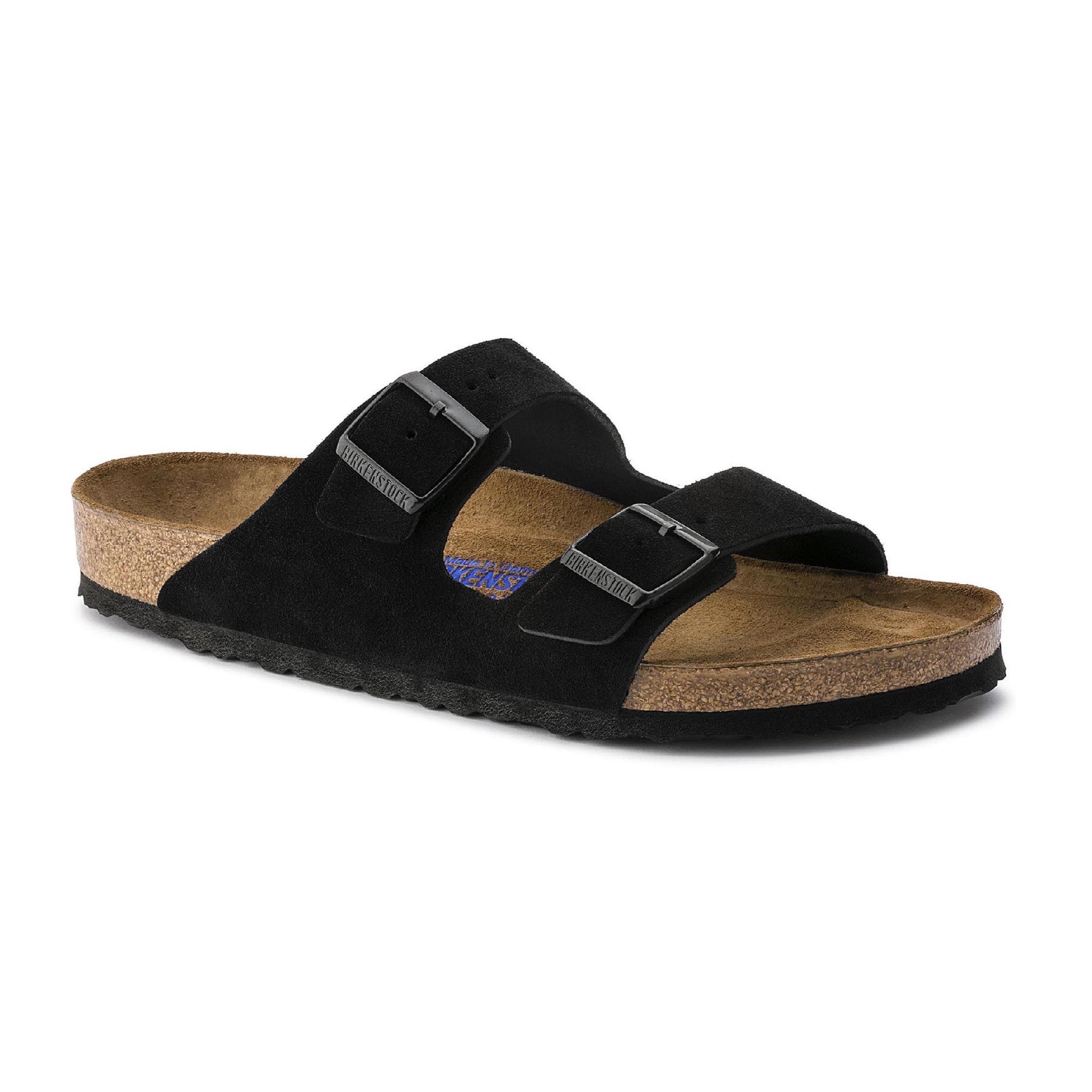 Arizona Soft Footbed Suede (Black)